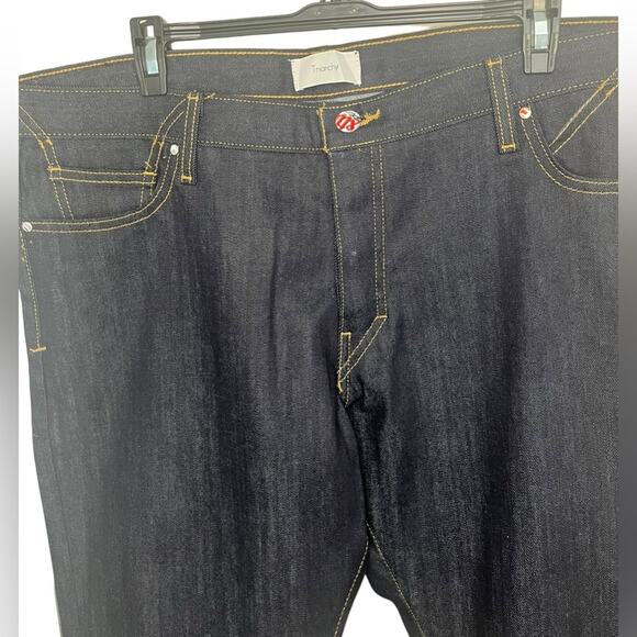 NWOT TRIARCHY Slim Straight Blue Button Fly Jeans Sustainable Men’s Size 40X34 - Picture 6 of 13